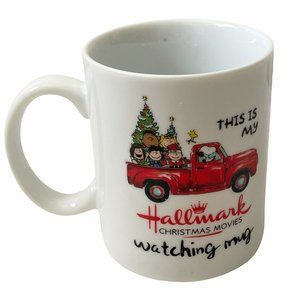 NEW Peanuts This Is My Hallmark Christmas Movie Watching Mug